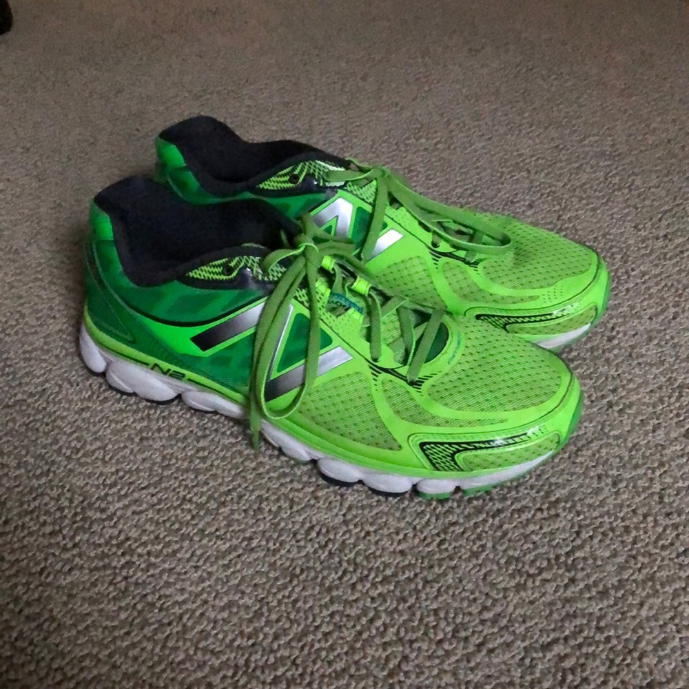 Neon Green New Balance Running Shoes